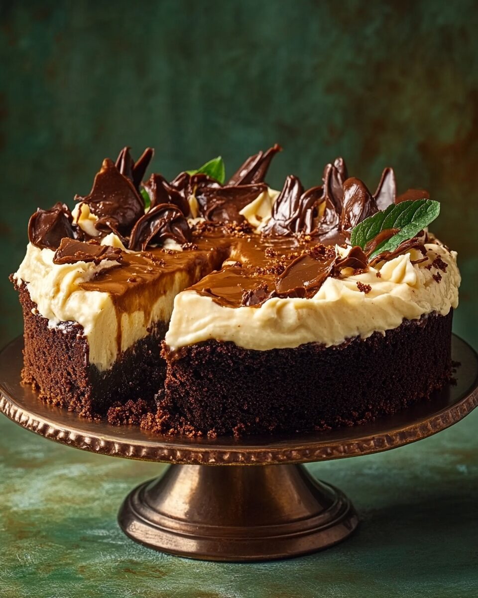 Tahini Mississippi Mud Pie