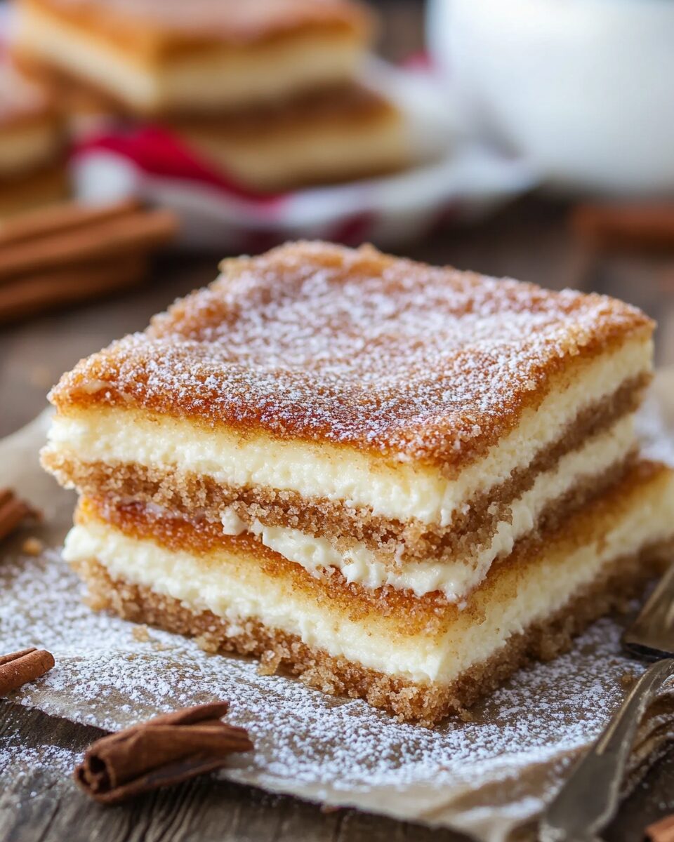 Churro Cheesecake Bars