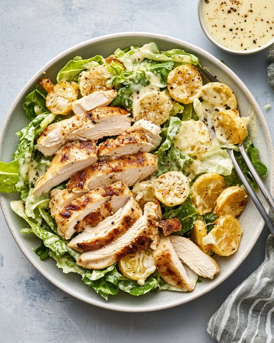 Light and Fresh Chicken Caesar Salad for Summer