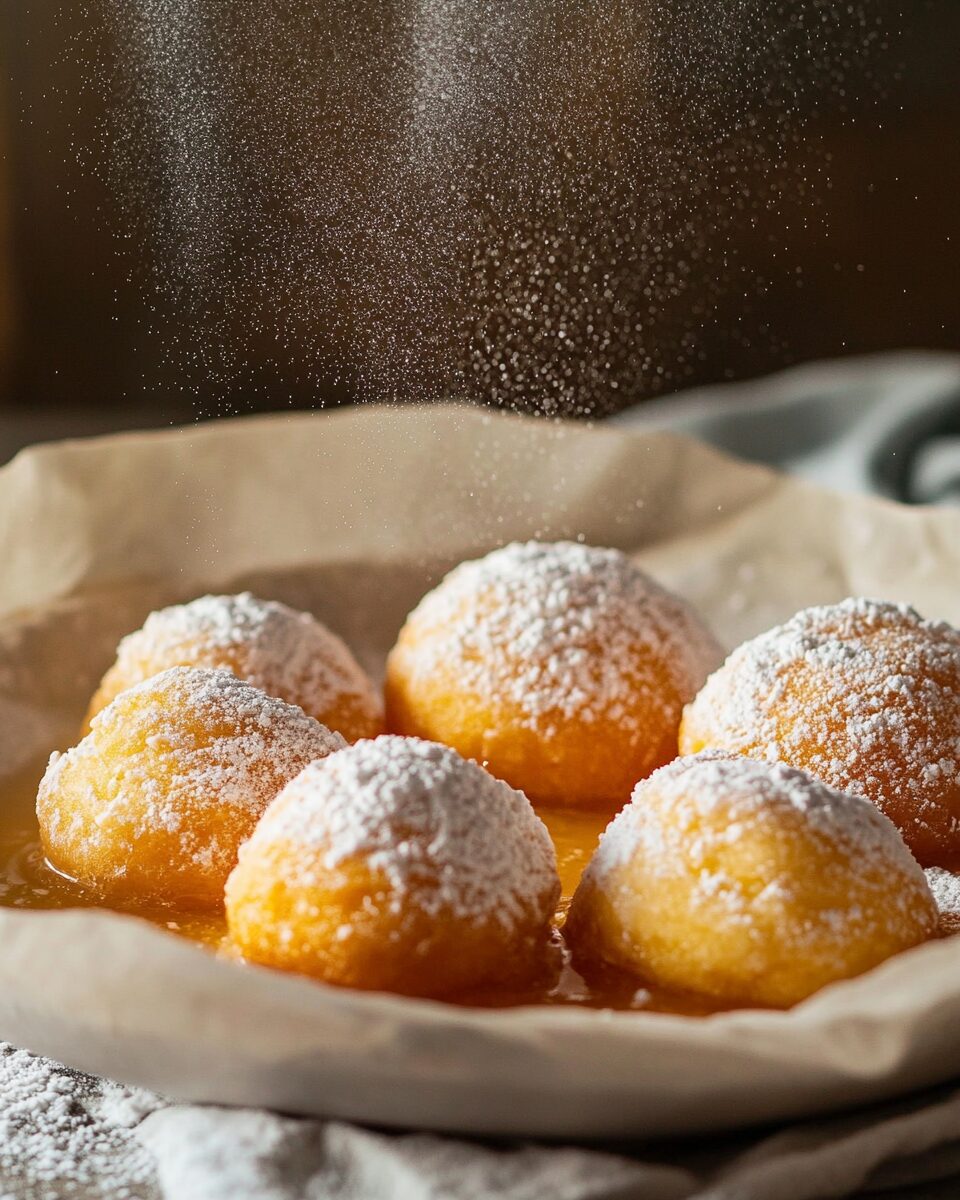 Fluffy Poi Malasadas Donuts