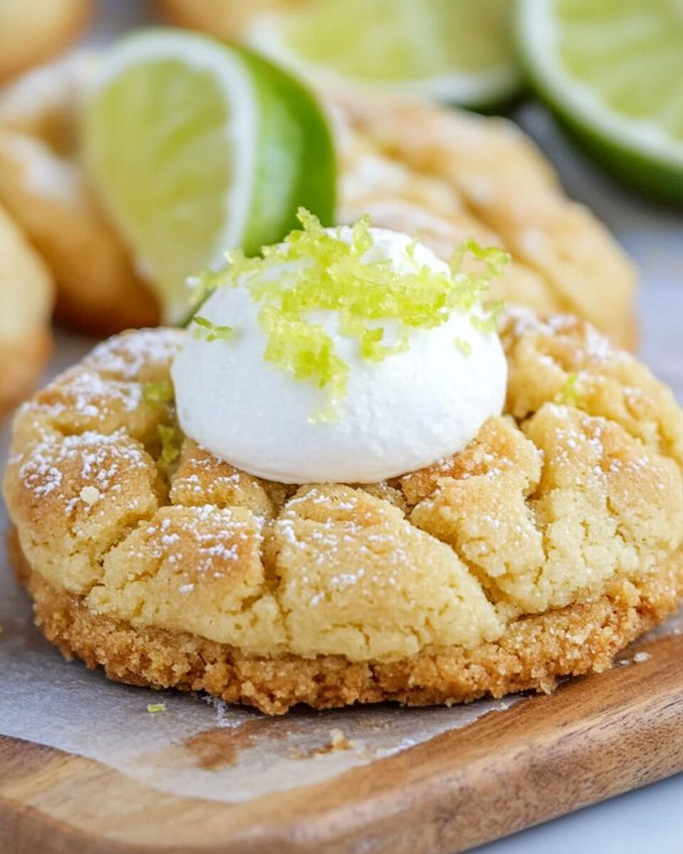 Key Lime Crumbl Cookies