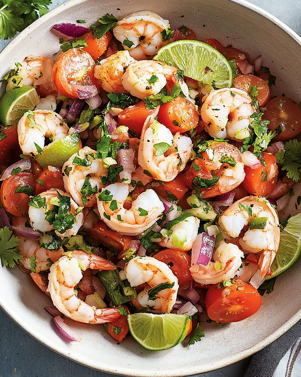Zesty Shrimp Ceviche Bowl