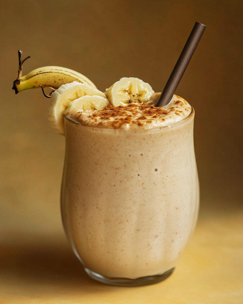 Peanut Butter Banana Protein Smoothie