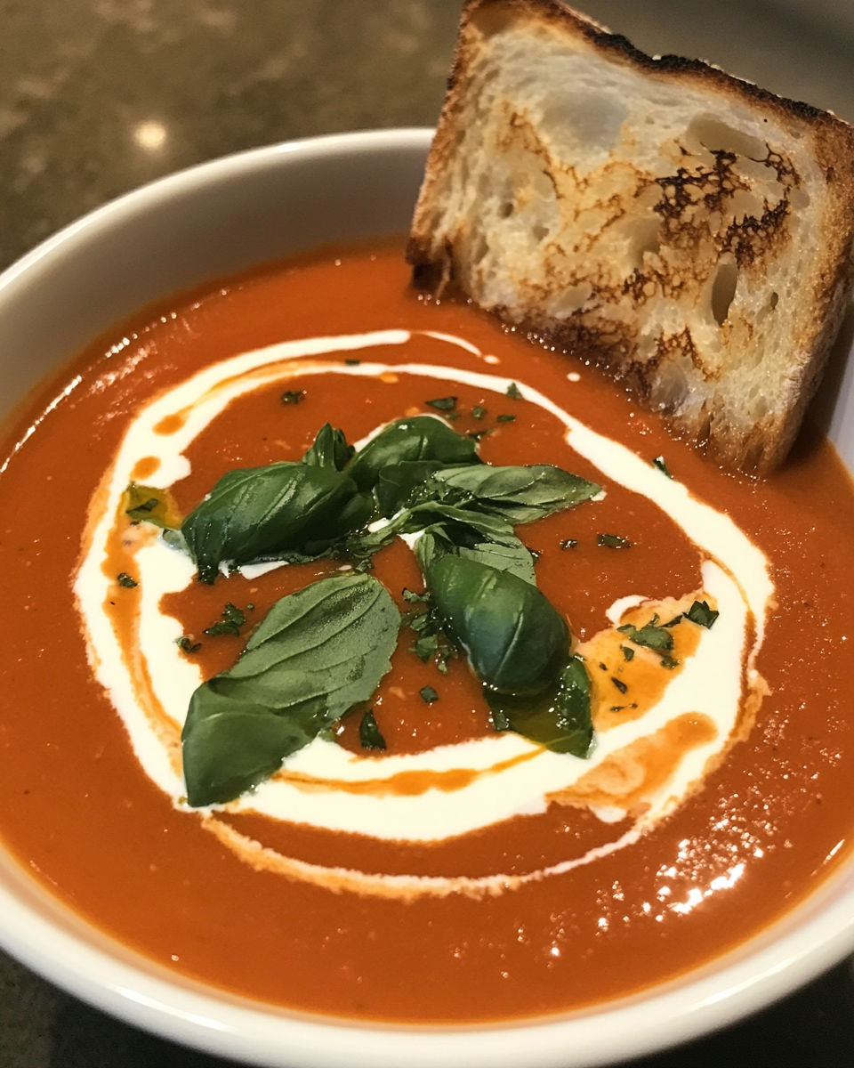 Creamy Tomato Basil Soup