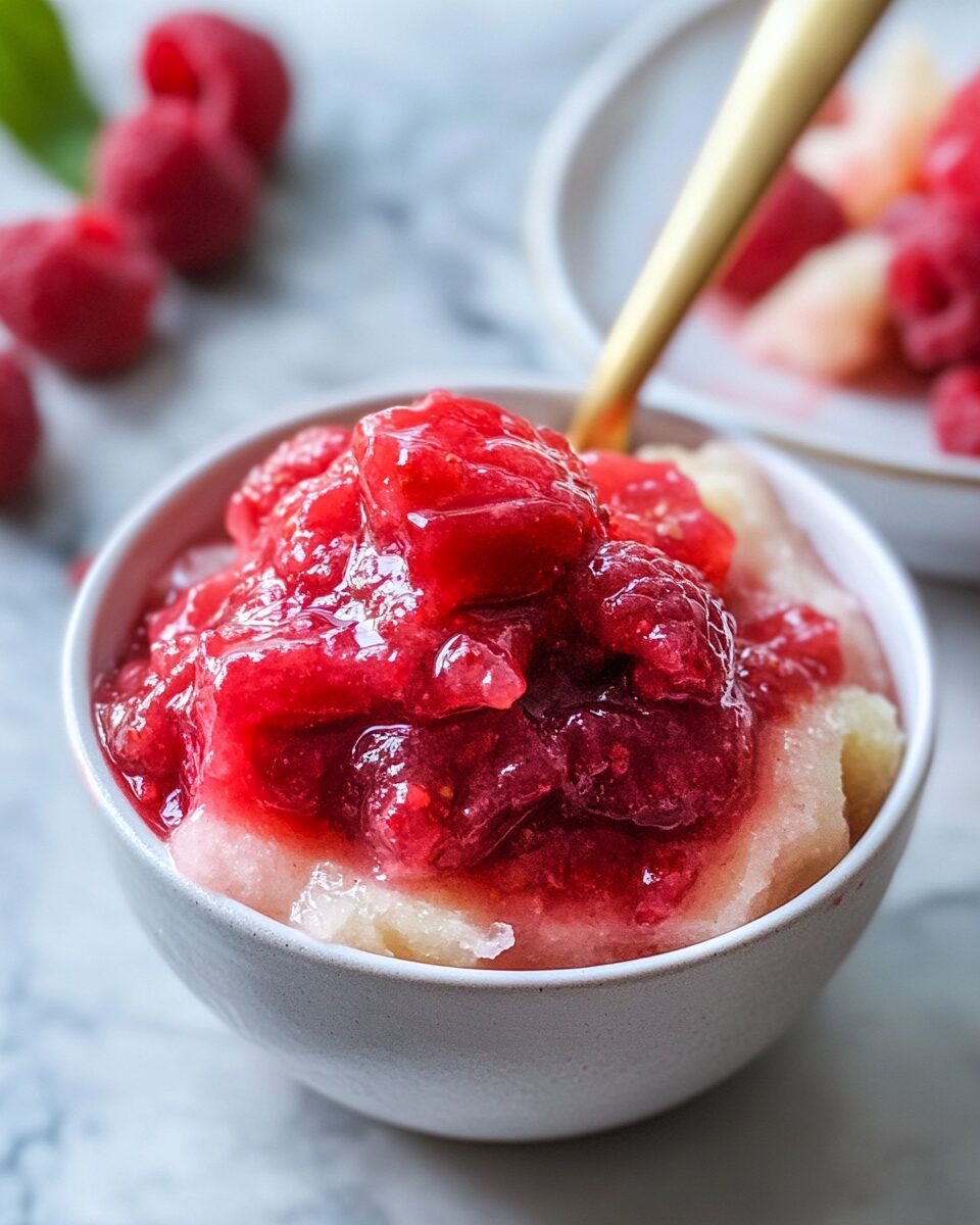 Rhubarb Raspberry Compote – Traditional Style