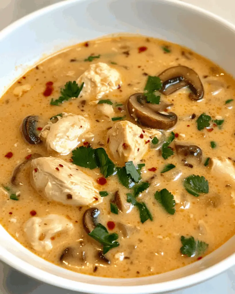 Thai Coconut Chicken Soup (Tom Kha Gai)