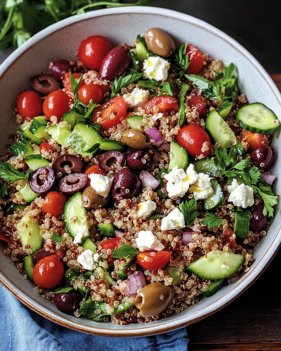 Mediterranean Quinoa Salad – Summer Crockpot