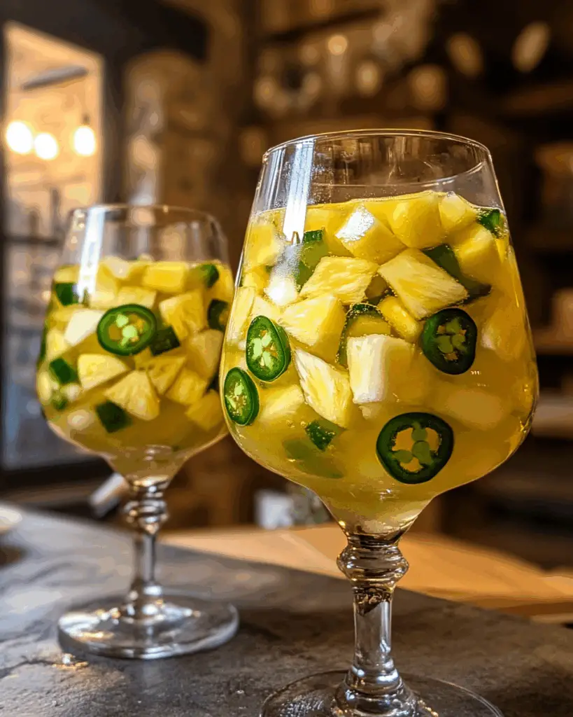 Pineapple Jalapeño Sangria