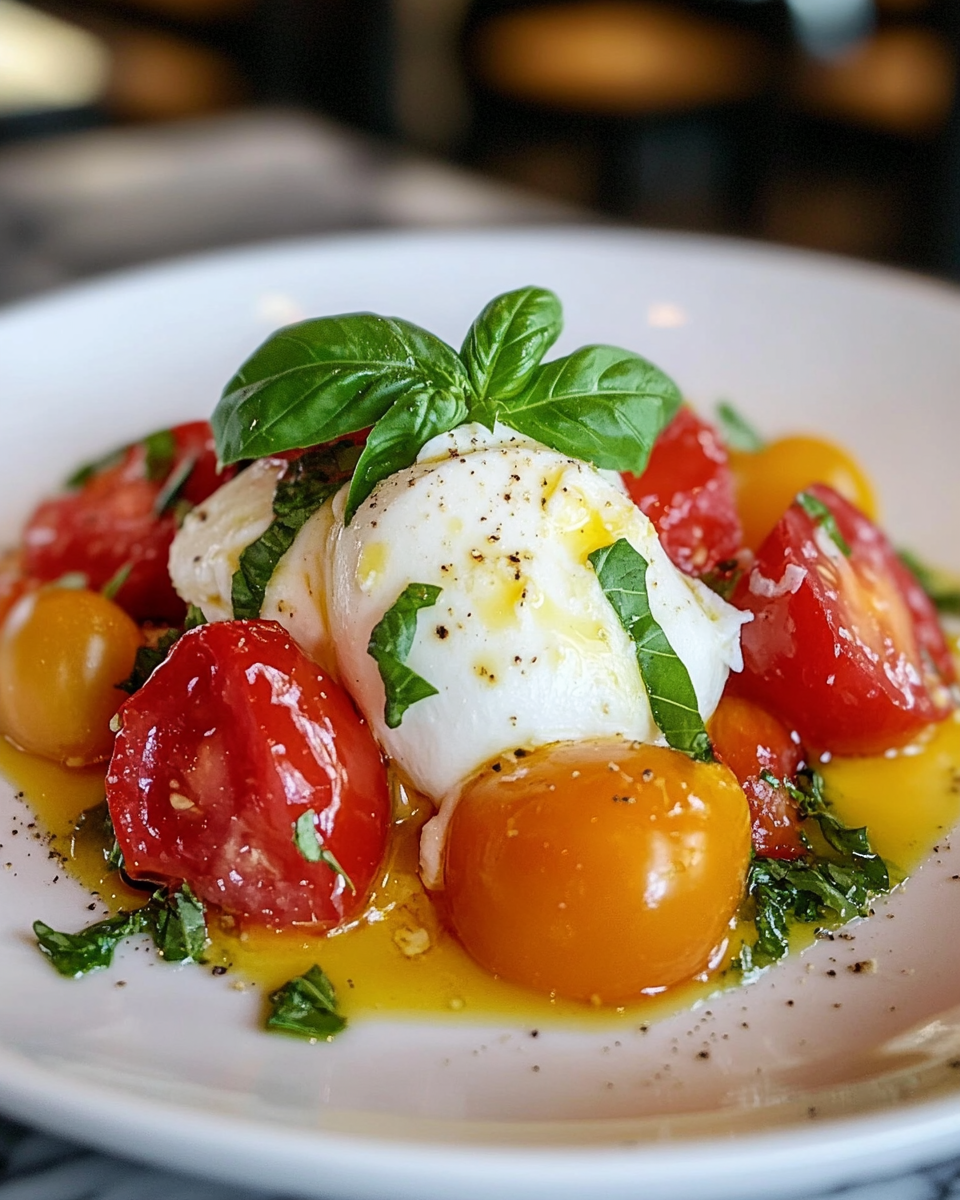 Caprese Salad with Heirloom Tomatoes