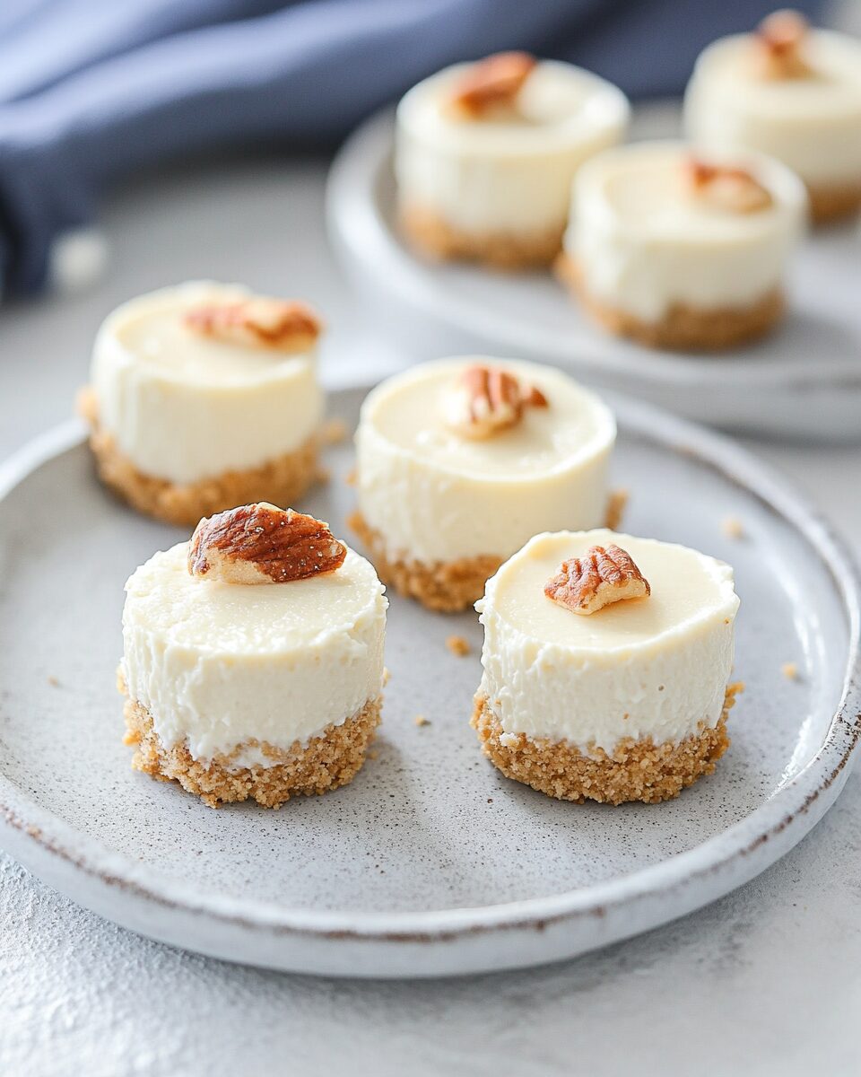 Mini No-Bake Cheesecake Bites