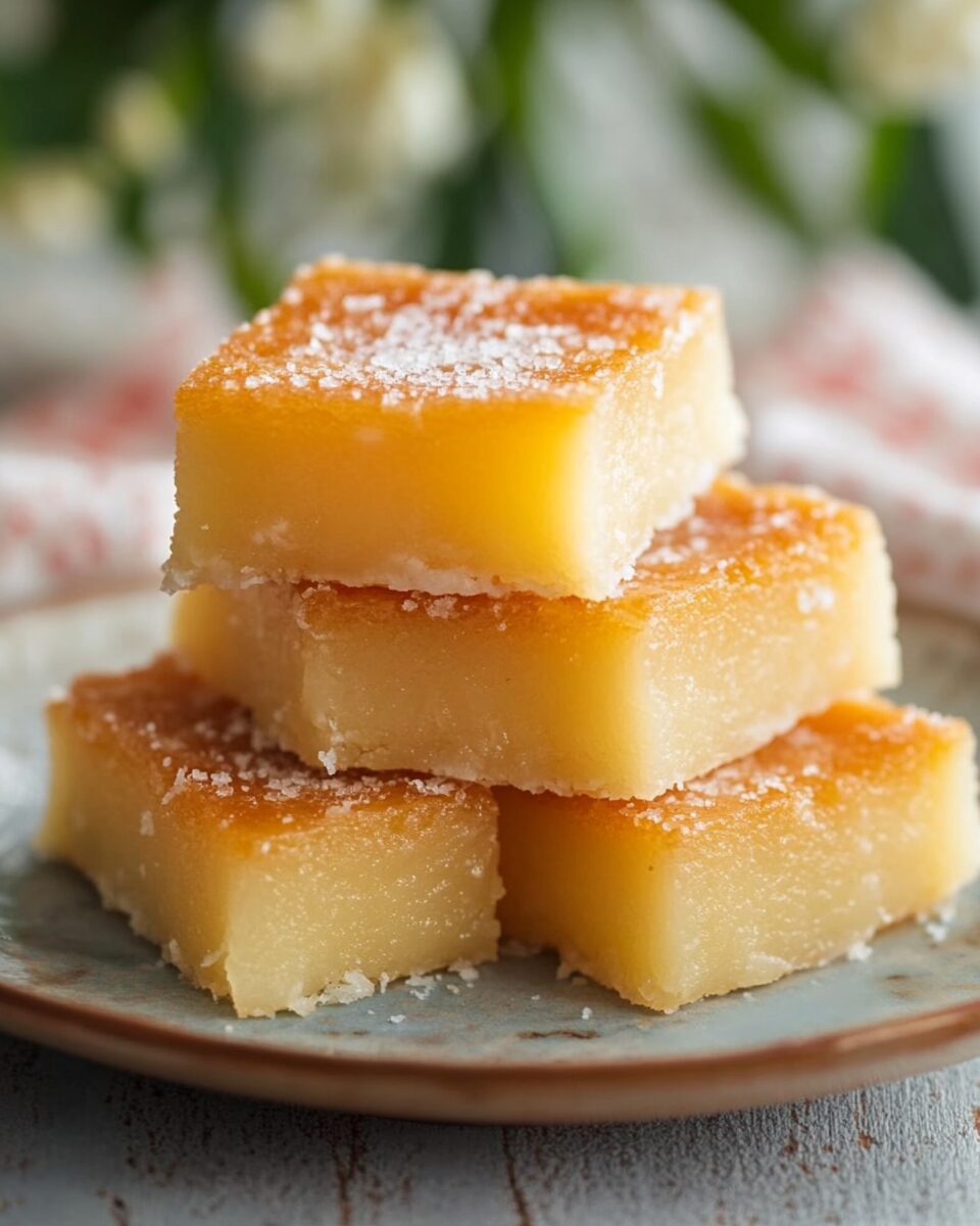 Hawaiian Butter Mochi Squares