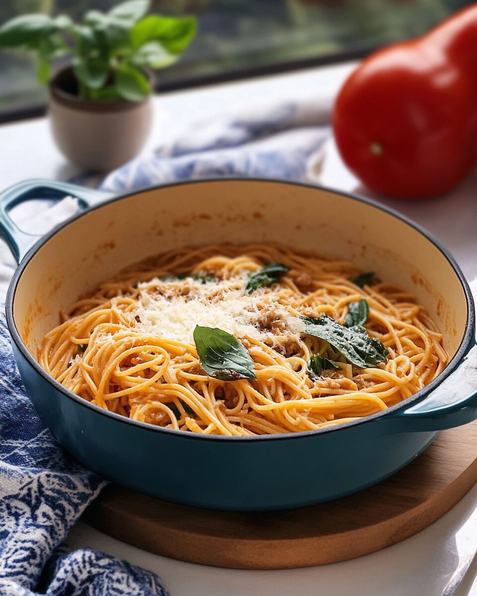 Easy One Pot Skinny Spaghetti