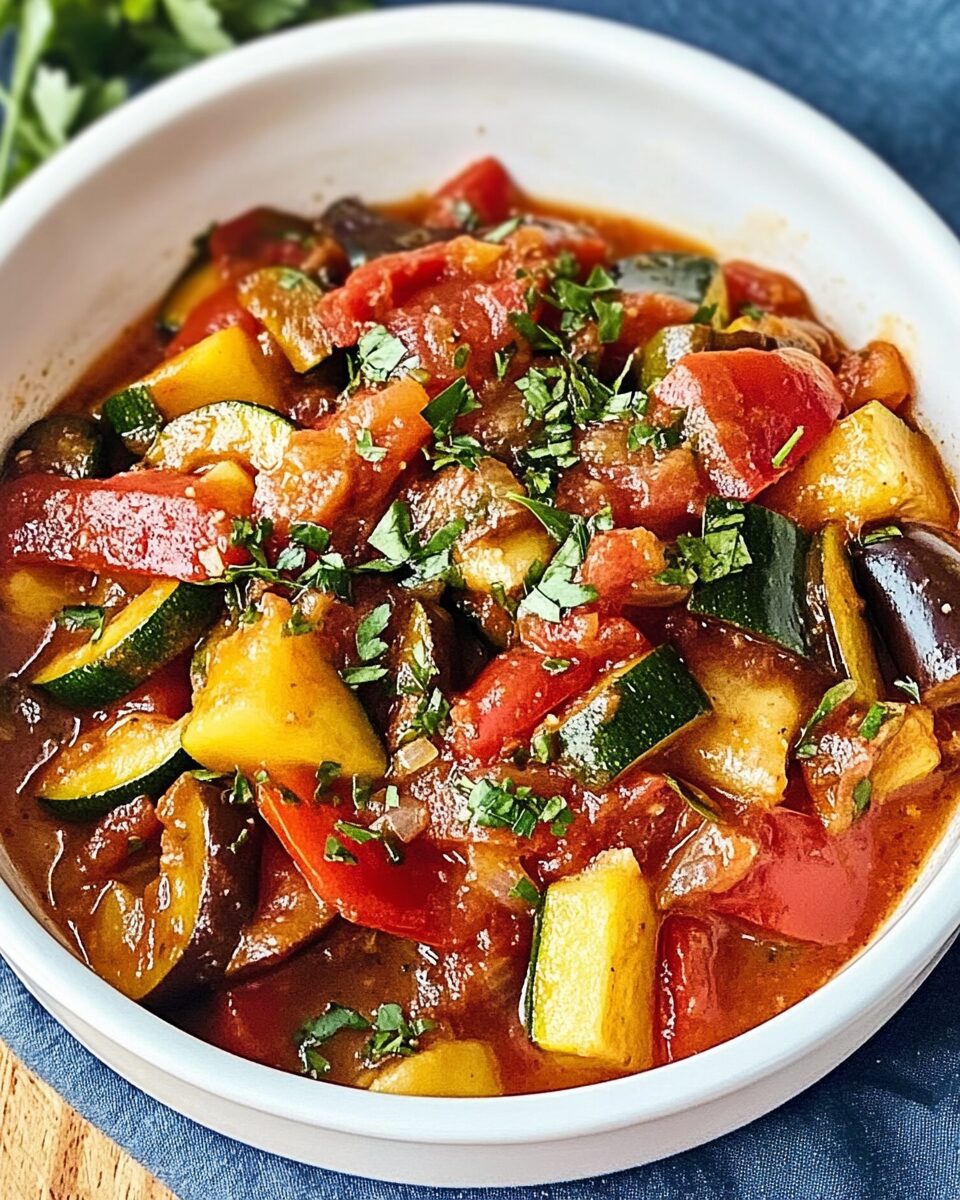 Summer Vegetable Ratatouille – Crockpot Recipe
