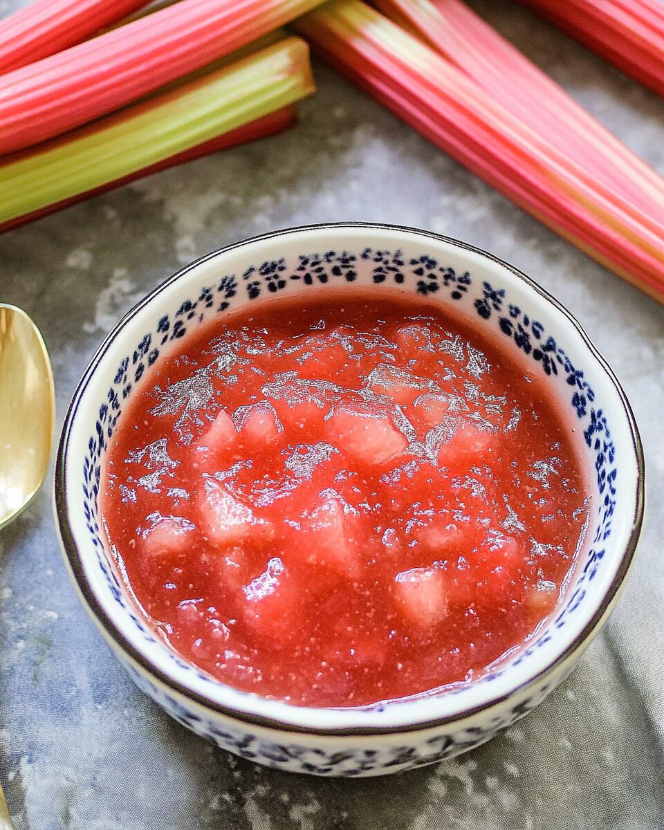Quick Rhubarb Sauce – Old-Time Favorite