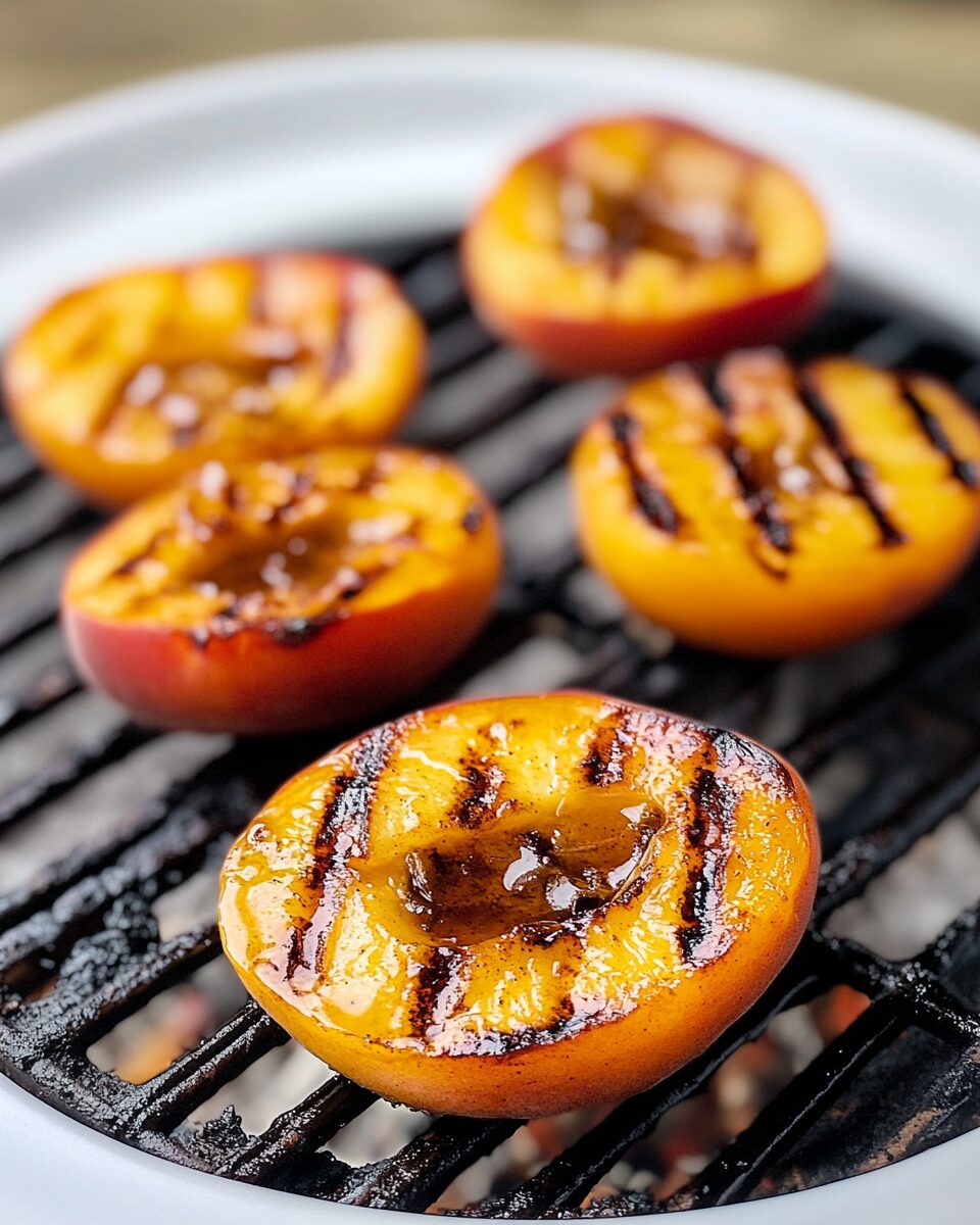 Caramelized Grilled Summer Peaches
