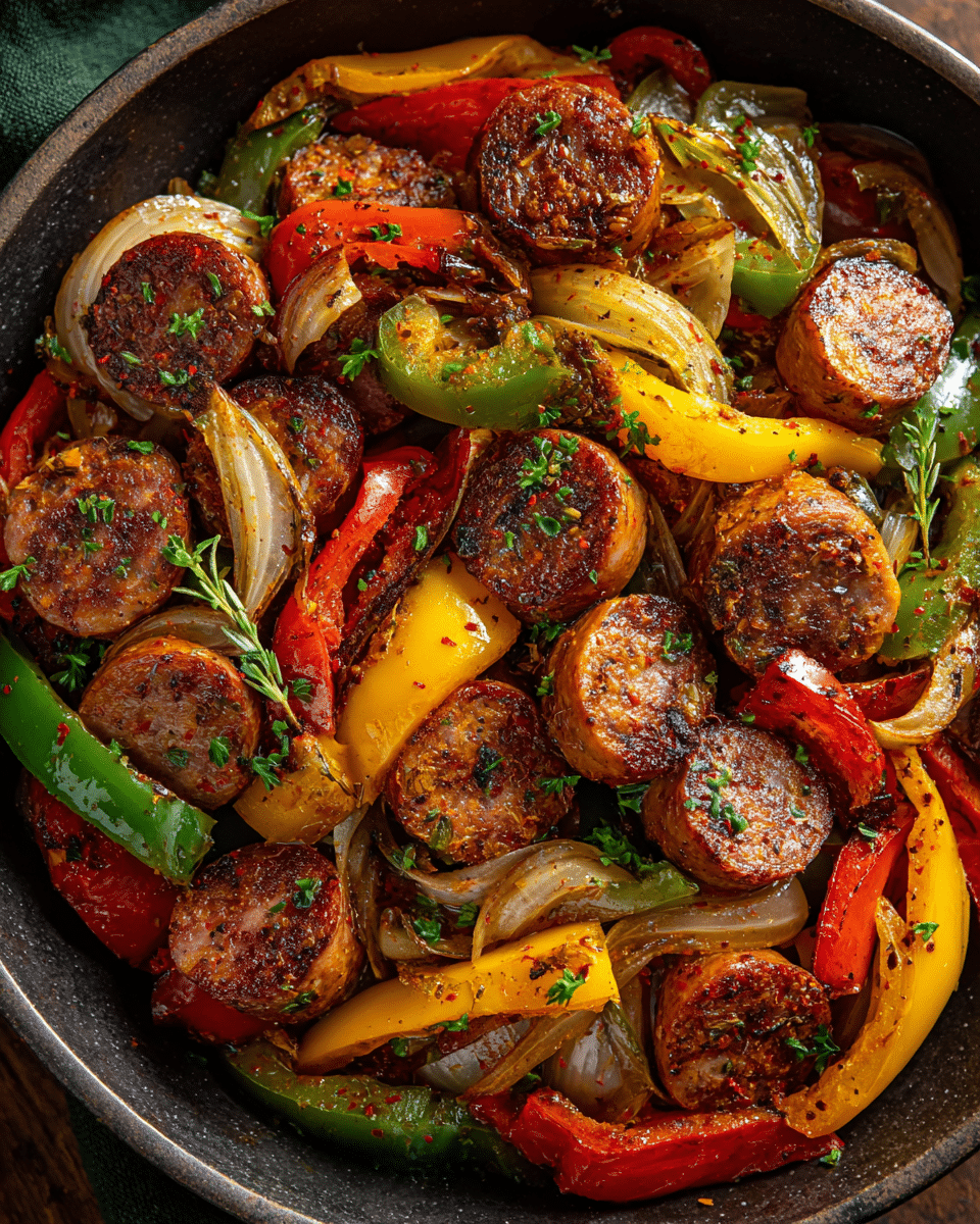 Cajun Sausage Pepper Mix – Crockpot Sausage