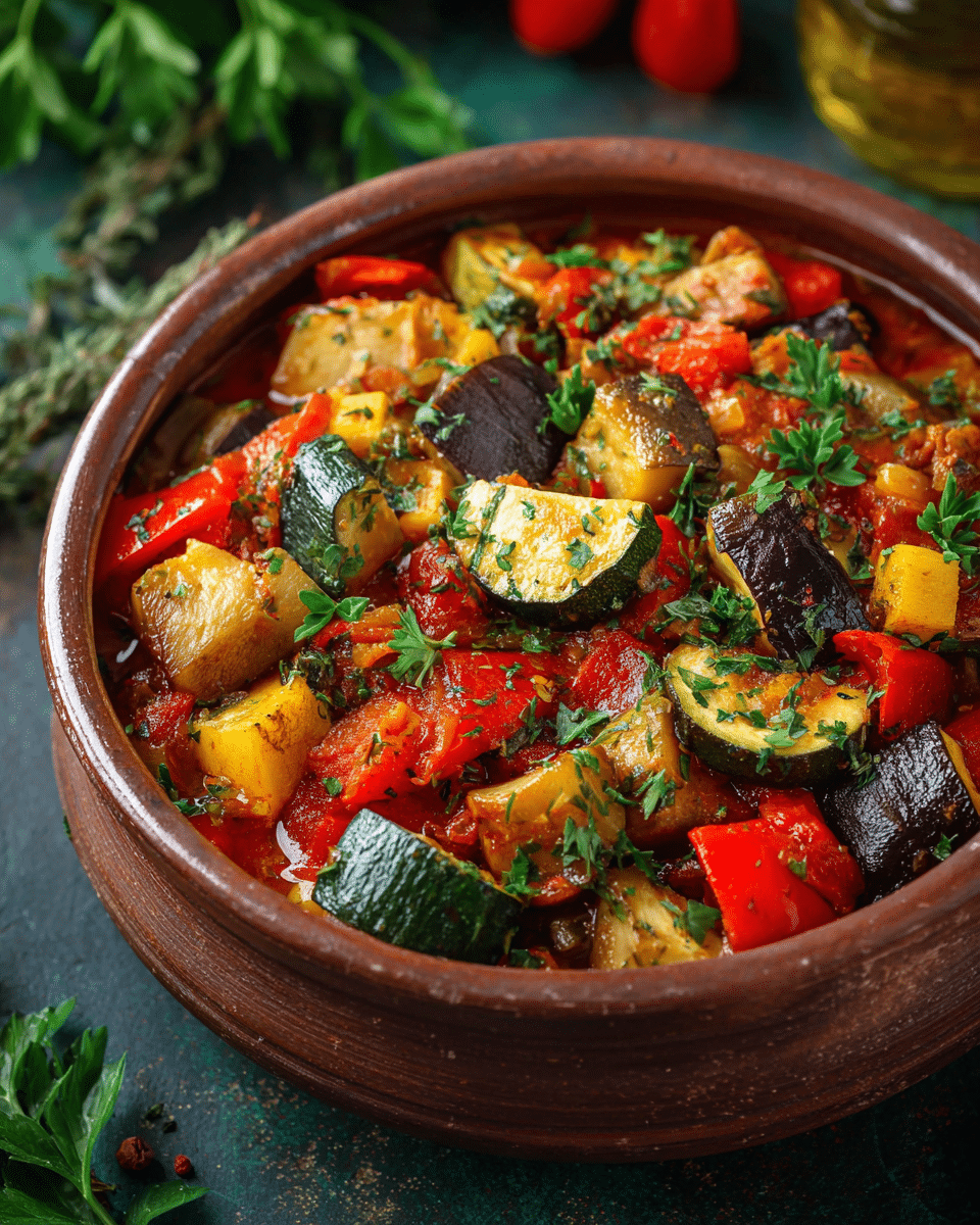 Garden Fresh Ratatouille Bowl – Crockpot Vegetarian