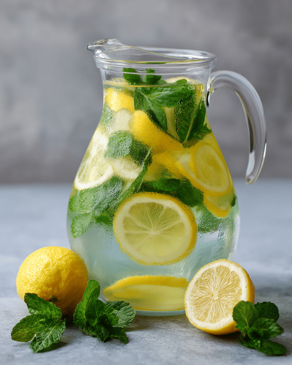Mint Lemon Detox Water