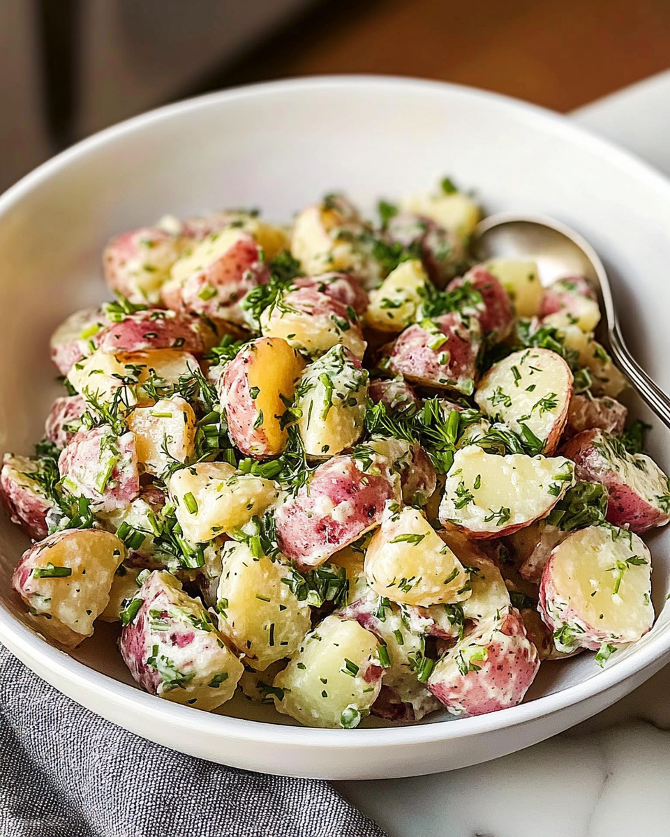 Red Skin Potato Salad with Fresh Herbs