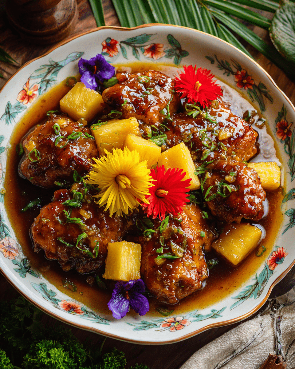 Tropical Pineapple Chicken Bliss – Crockpot Chicken