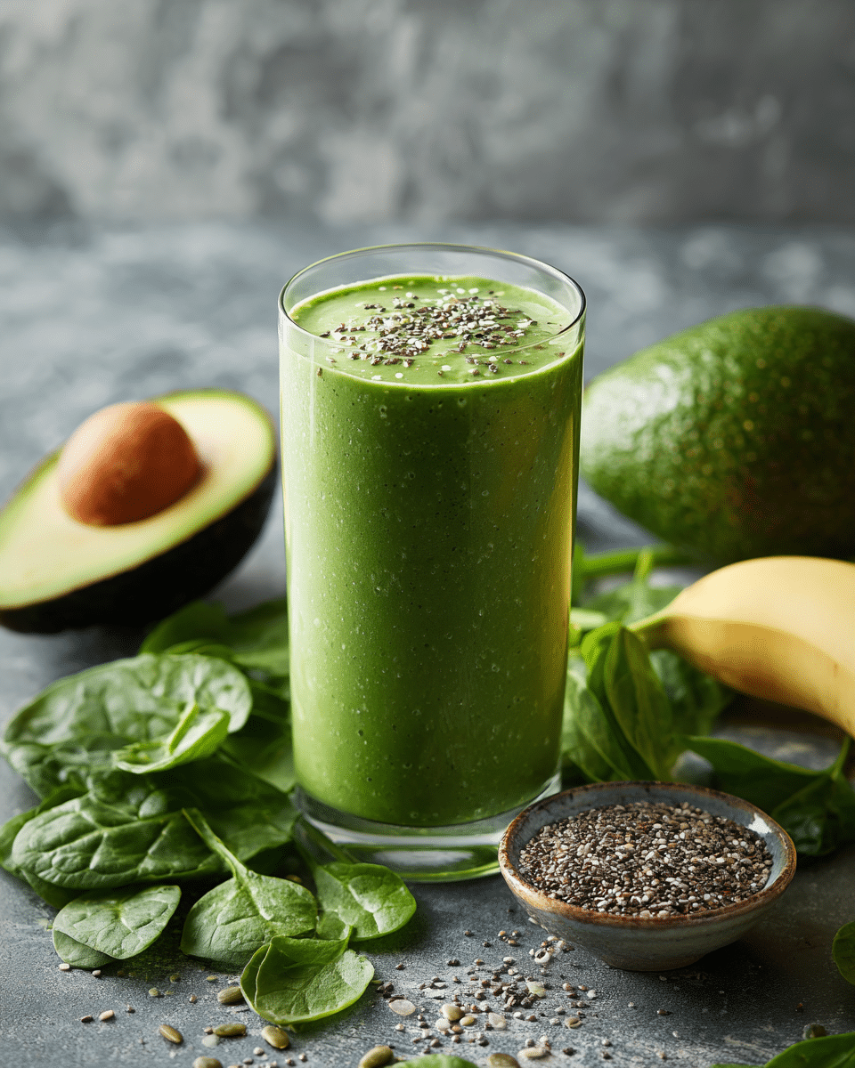 Protein-Packed Green Smoothie (No Added Sugar)