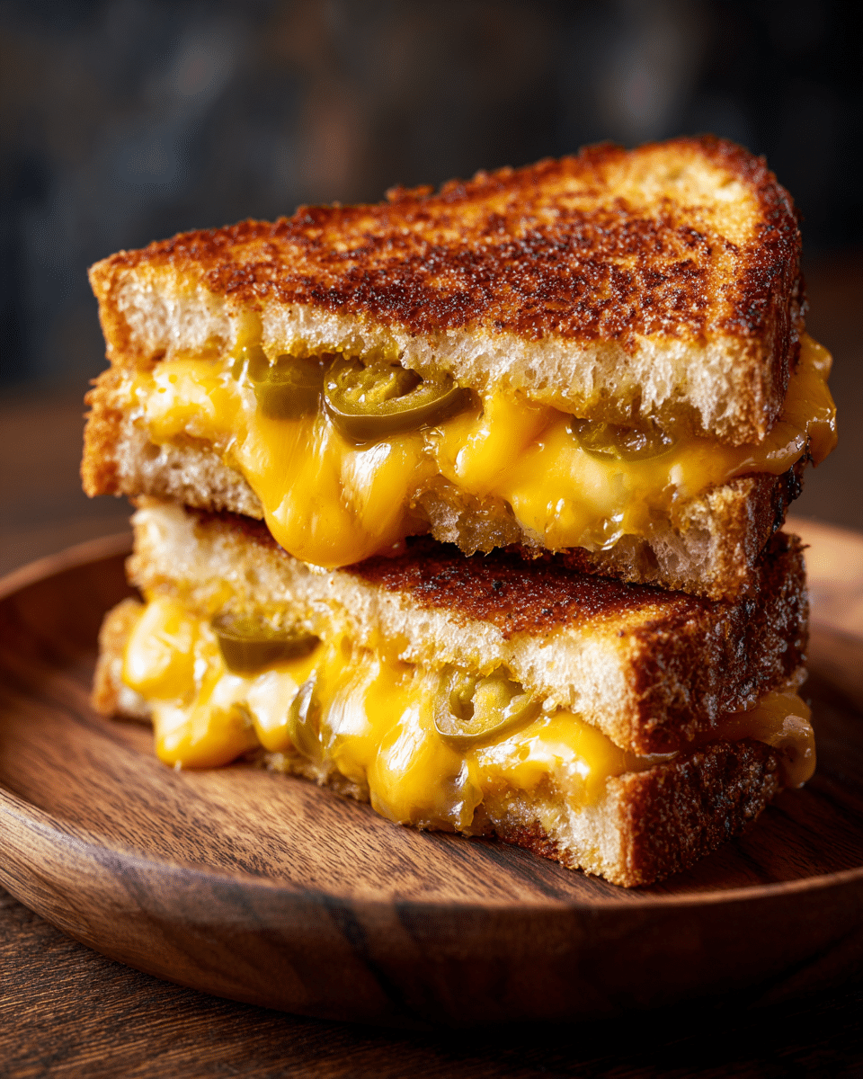 Banana Pepper Grilled Cheese Twist