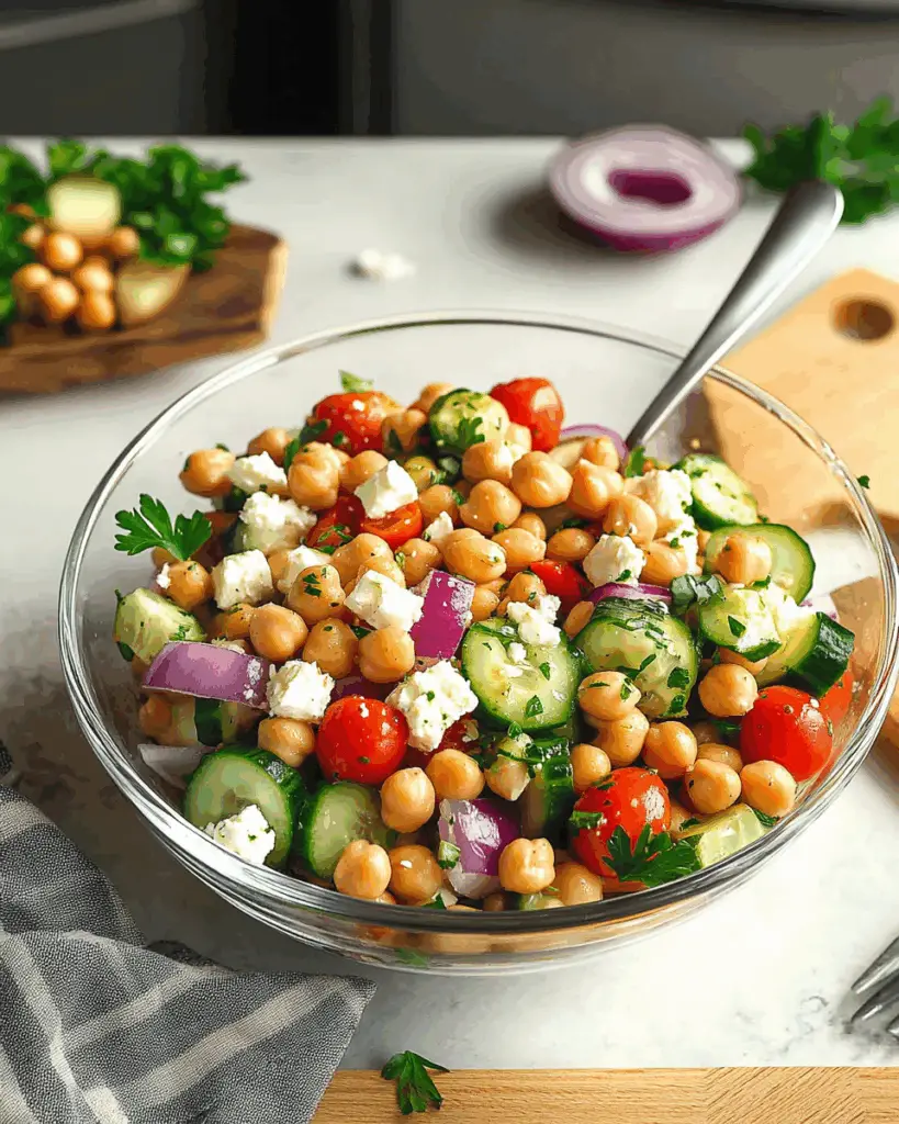 Mediterranean Chickpea Salad