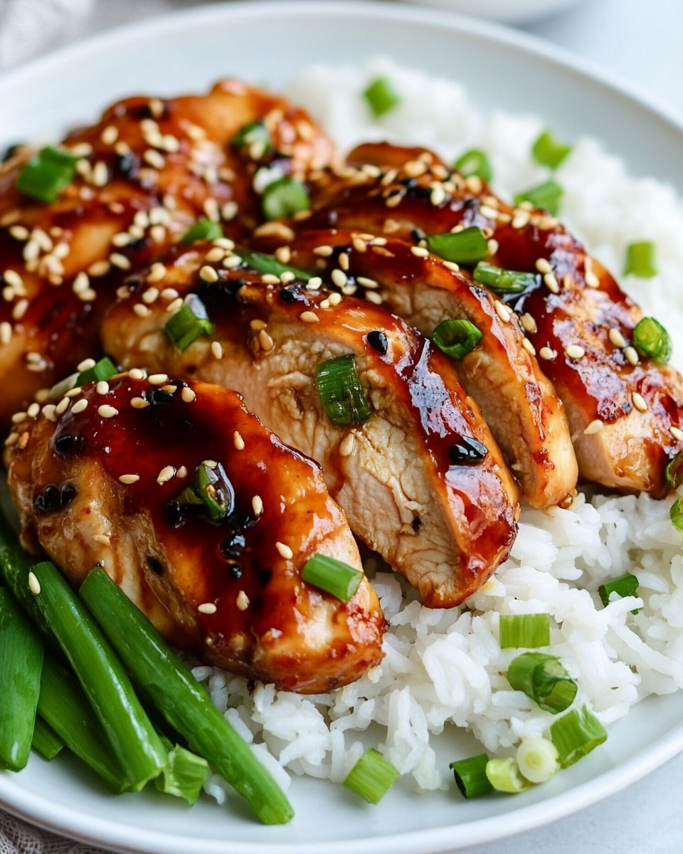 Teriyaki Glazed Chicken Breasts