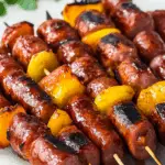 Maple Glazed Kielbasa Skewers – Grilled to Perfection