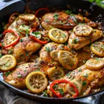 Spicy Banana Pepper Chicken Skillet