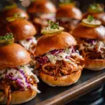 Sweet BBQ Chicken Sliders – Crockpot Chicken