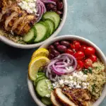 Greek Chicken Power Bowls with Quinoa