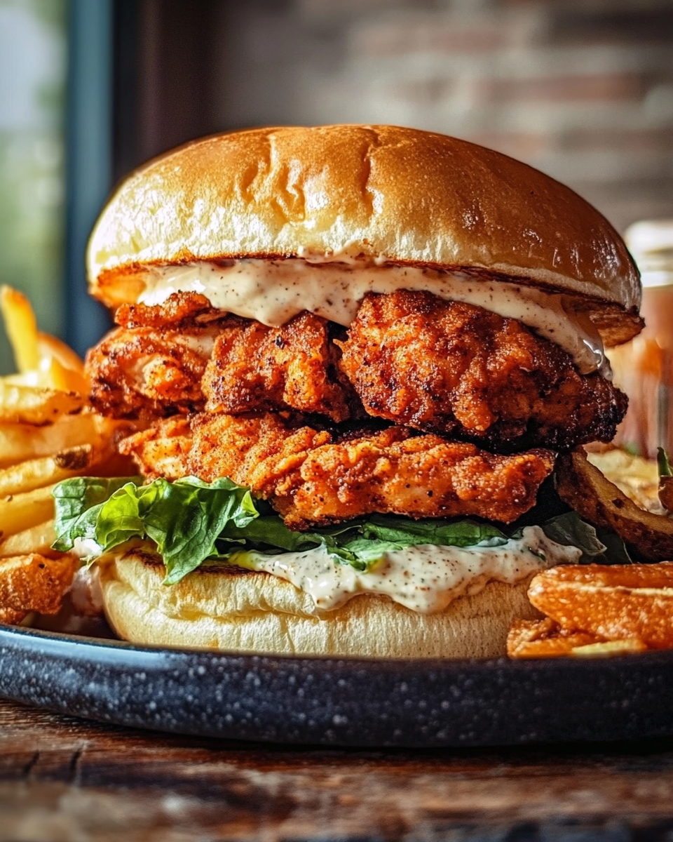 Spicy Cajun Chicken Sandwiches