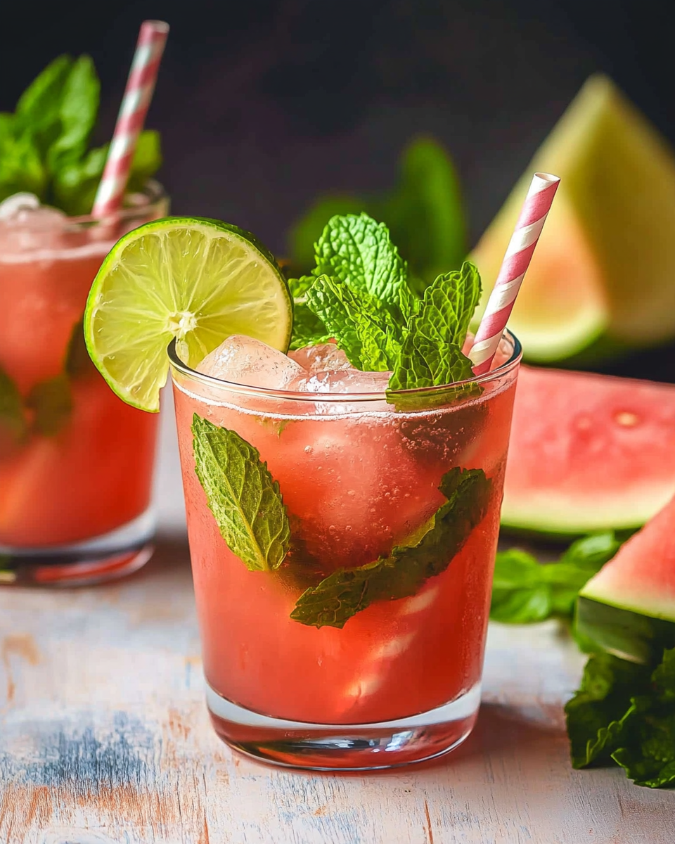 Watermelon Mojito Mocktail