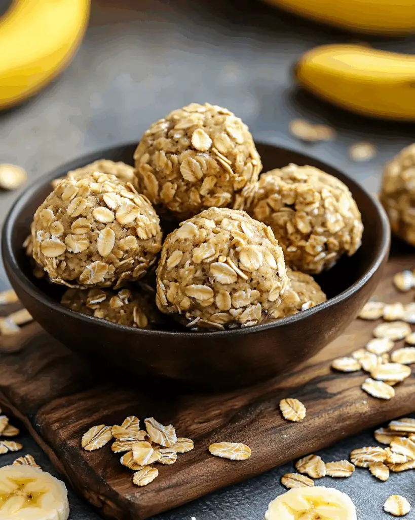 Banana Oatmeal Cookie Balls
