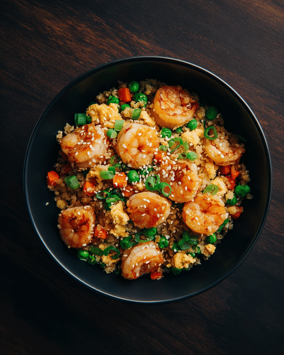Cauliflower Fried Rice with Shrimp