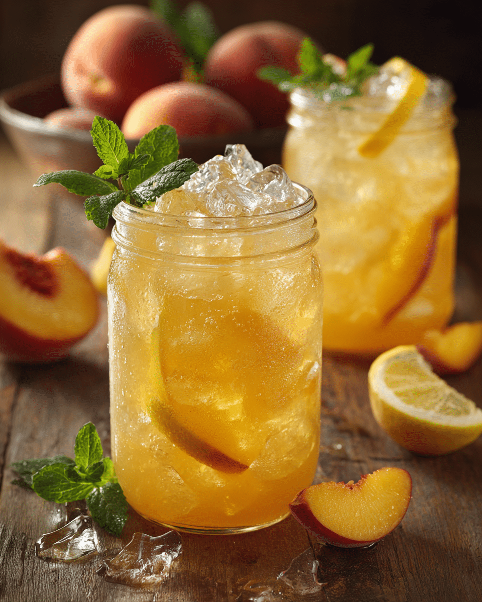 Fresh Peach Lemonade