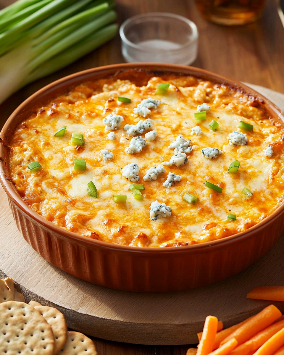 Buffalo Chicken Dip with Blue Cheese