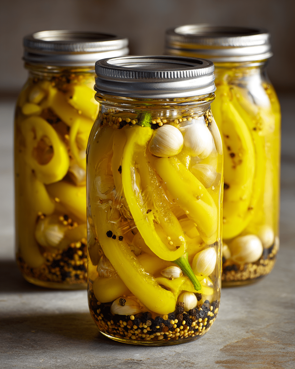 Pickled Banana Peppers – Zesty Homemade Snack