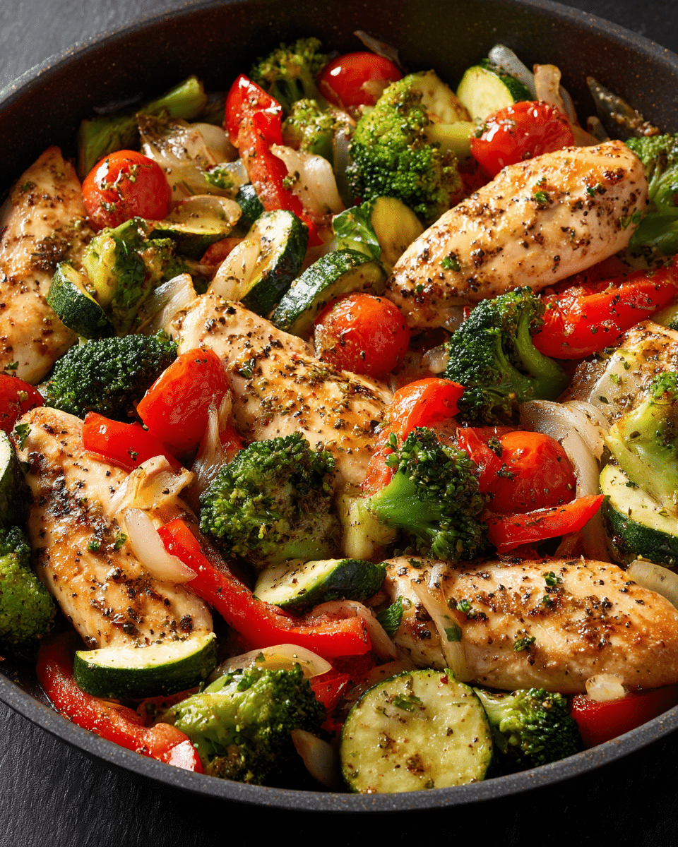 Chicken & Veggie Skillet – Quick and Balanced