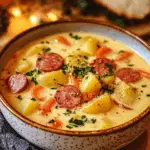 Creamy Potato Kielbasa Soup – Cozy & Hearty
