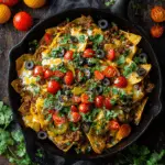 Banana Pepper Nacho Skillet