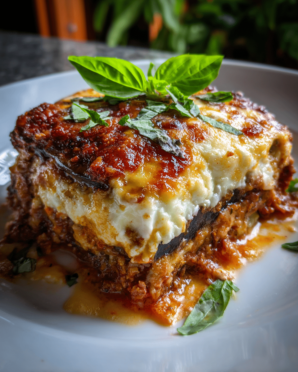 Eggplant Lasagna with Ricotta – No Pasta Needed