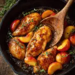 Honey Glazed Peach Chicken