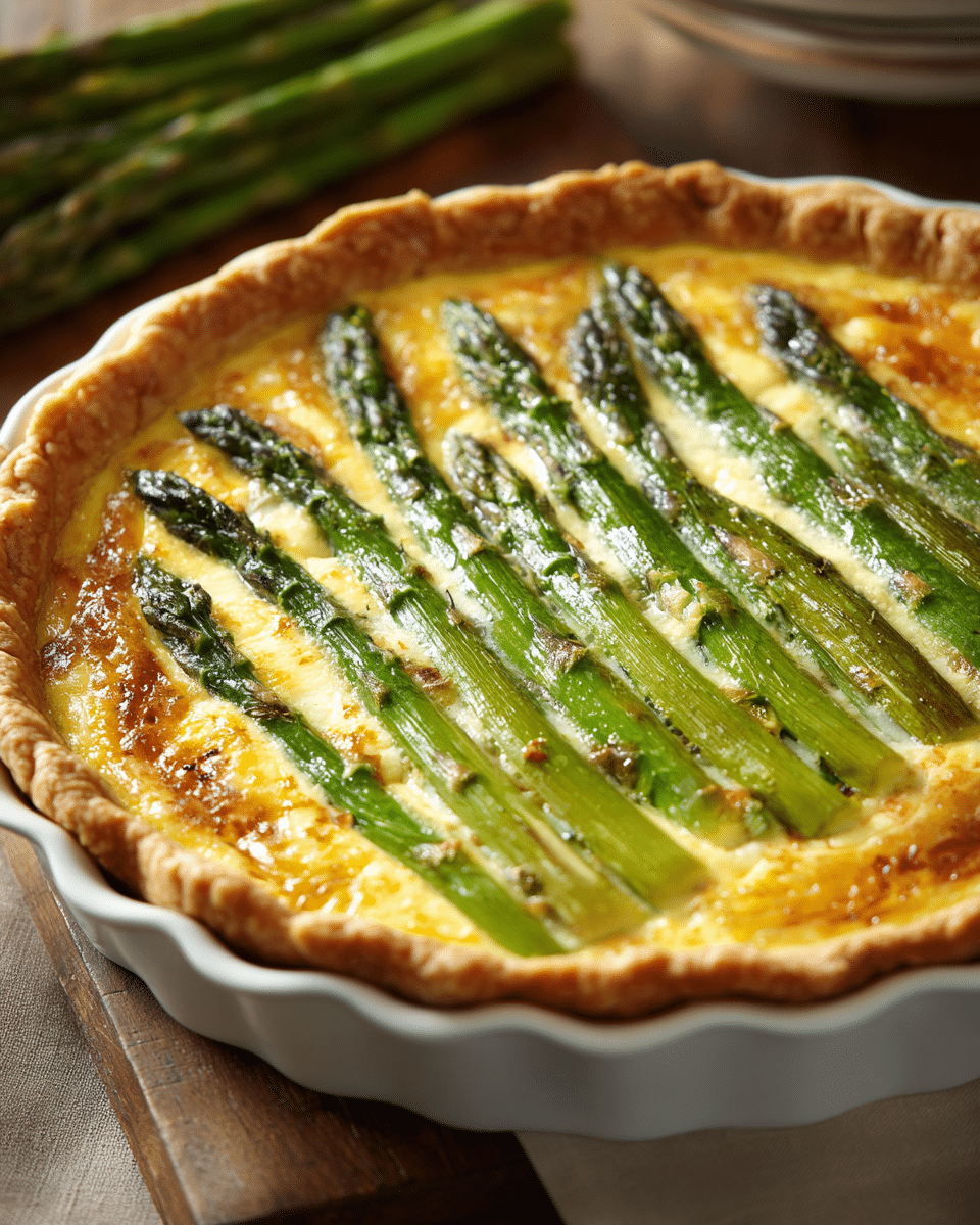 Asparagus Gruyère Quiche – Elegant Spring Brunch Option