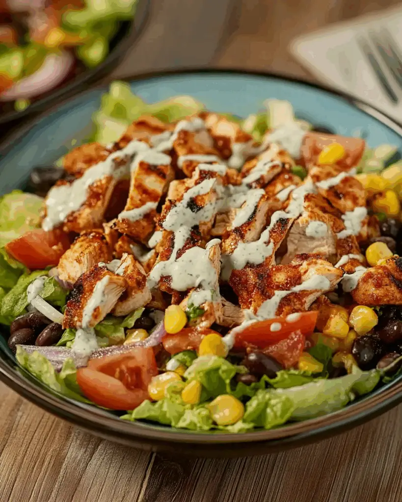 BBQ Chicken Ranch Salad