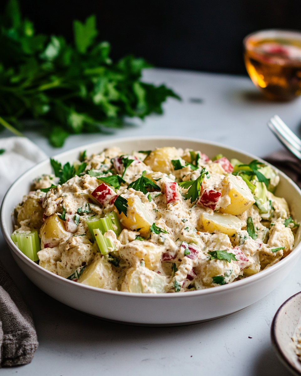 Vegan Potato Salad with Cashew Mayo