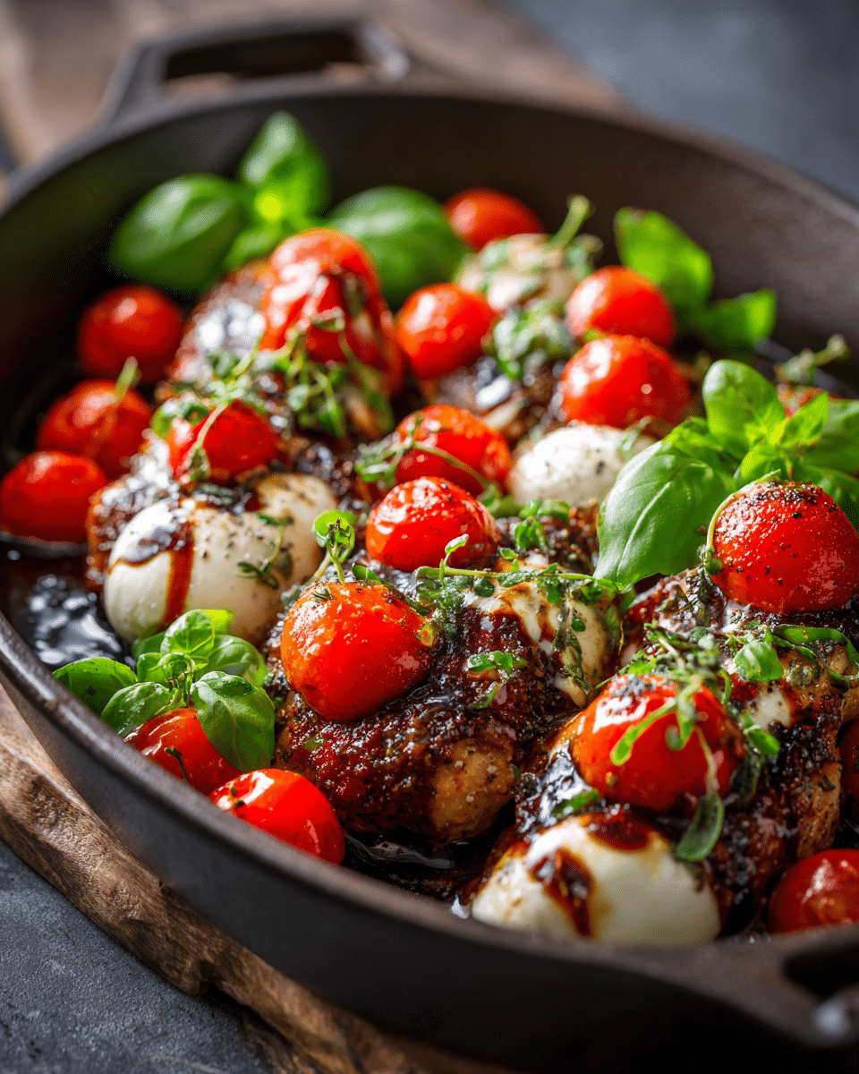 Balsamic Caprese Chicken Dream – Crockpot Chicken