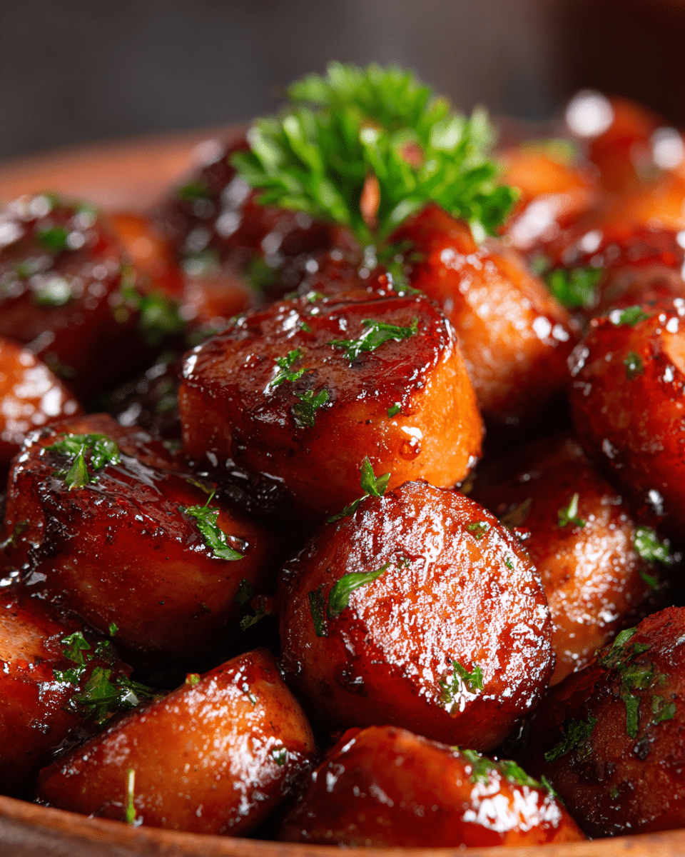 Sweet & Spicy Bites – Crockpot Sausage