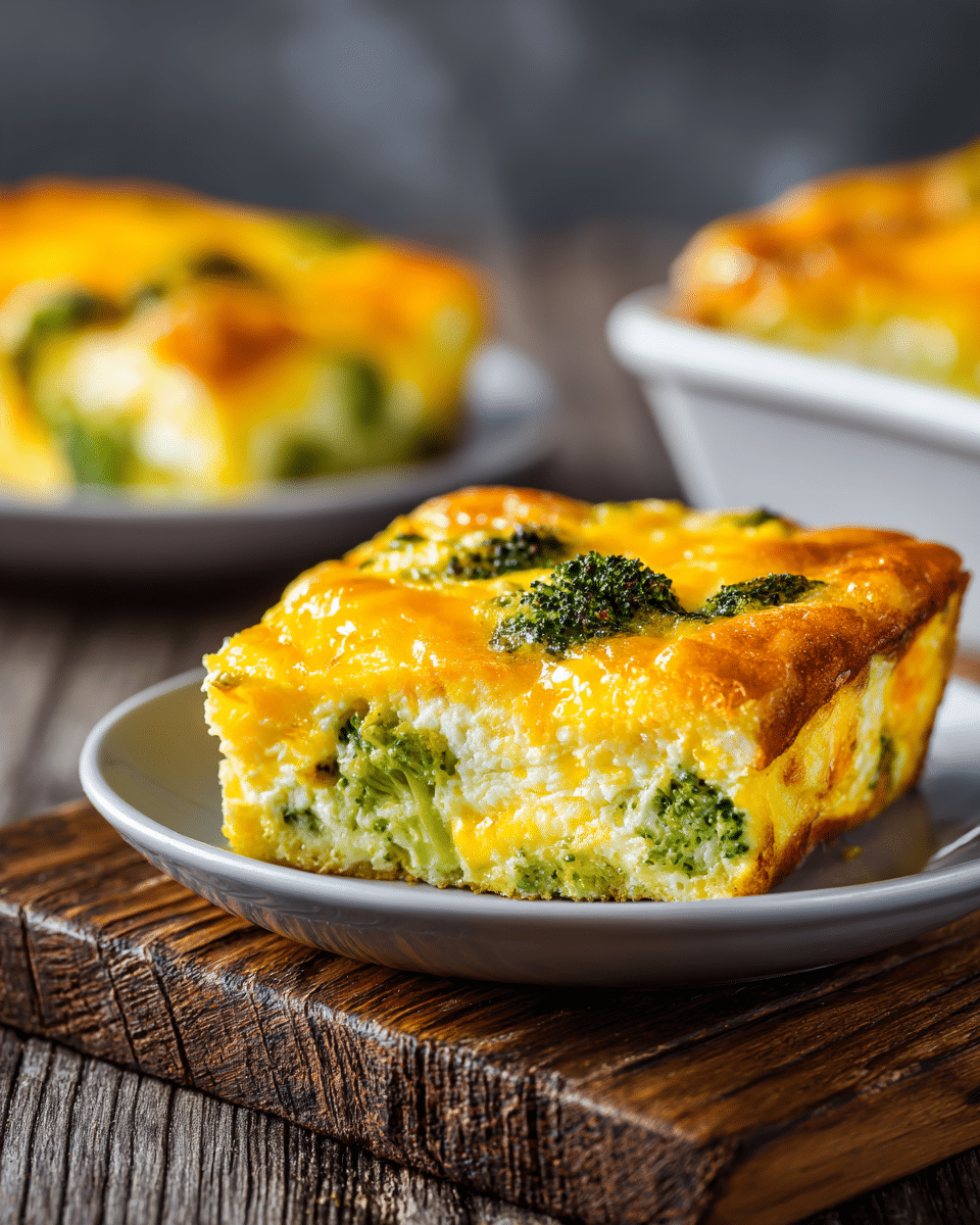 Broccoli Cheddar Egg Bake – Easy Breakfast Option